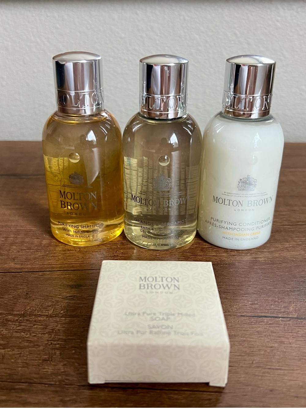 Molton Brown Toiletries Set 3.3 oz each